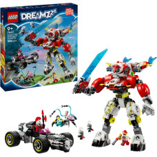 Lego 71497 DREAMZzz Cooper's Tiger Mech and Zero's Hot Rod car