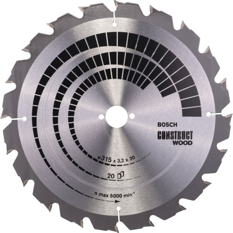 Bosch circular saw blade Construct Wood, 315mm