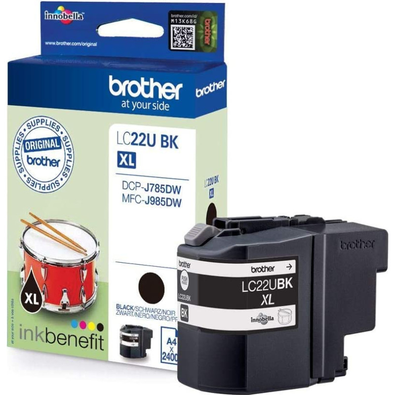 Brother ink black LC-22UBK