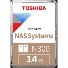 Toshiba N300 14 TB, hard drive (SATA 6 Gb/s, 3.5")
