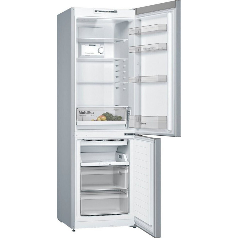 Bosch KGN36NLEA Series 2, fridge/freezer combination (stainless steel)