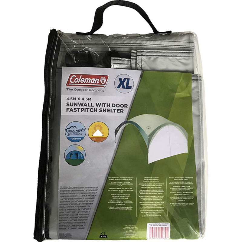 Coleman side wall entrance, for FastpitchSoftball Shelter L, side part (silver, 4.50m)