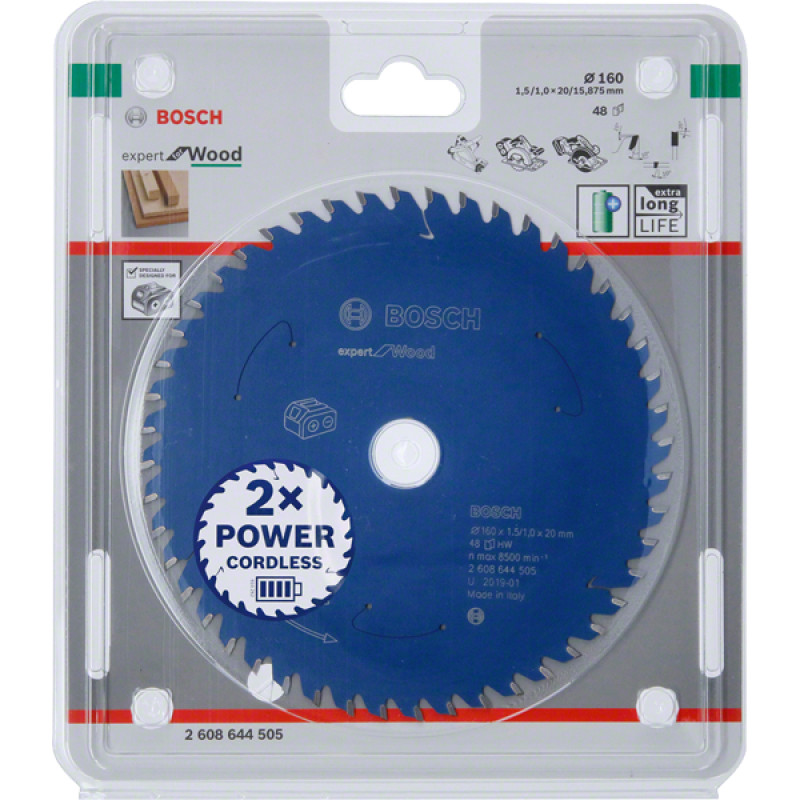Bosch EXPERT CIRCULAR SAW FOR WOOD 160X20X48T