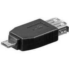 Premiumcord Adapter USB PremiumCord microUSB - USB Czarny  (kur-12)