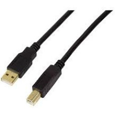 Logilink USB cable LogiLink USB-A - USB-B 20 m Black (UA0266)