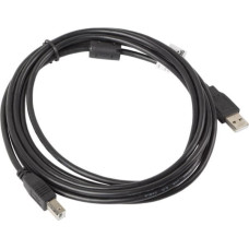 Lanberg USB cable Lanberg USB-A - USB-B 3 m Black (CA-USBA-11CC-0030-BK)