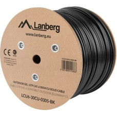 Lanberg UTP CAT.6 Gelled 305m (LCU6-30CU-0305-BK)