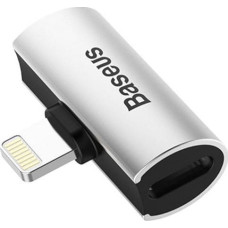 Baseus USB adapter Baseus L46 Lightning - Lightning x2 Silver (BRA008294)