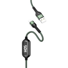 Usams USB cable Usams USB-A - Lightning 1.2 m Black (63801-uniw)