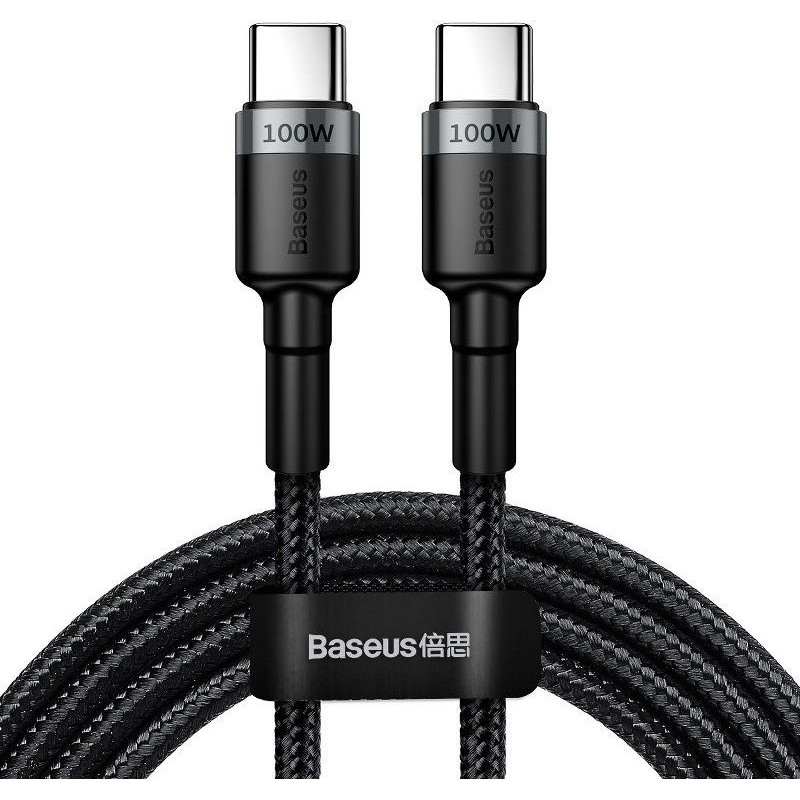 Baseus USB cable Baseus USB-C - USB-C 2 m Black-gray (BSU1006GRYBLK)