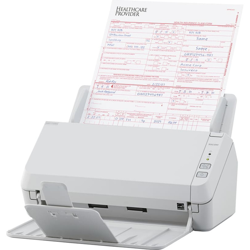 Fujitsu Ricoh SP-1125N ADF skeneris 600 x 600 DPI A4 Pilka