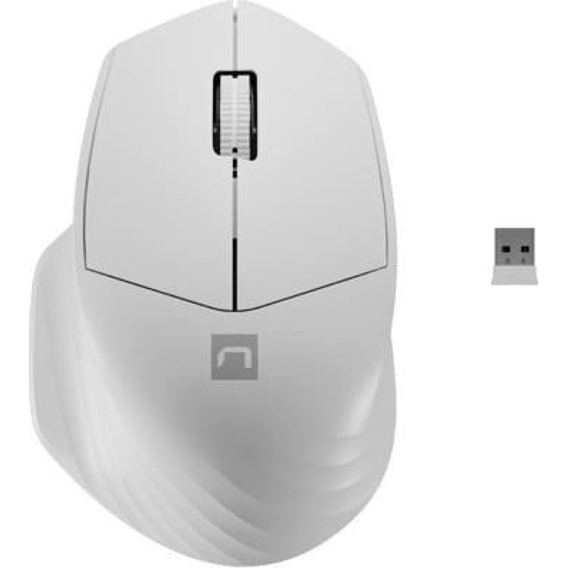 Natec | Mouse | Siskin 2 | Wireless | USB Type-A | White