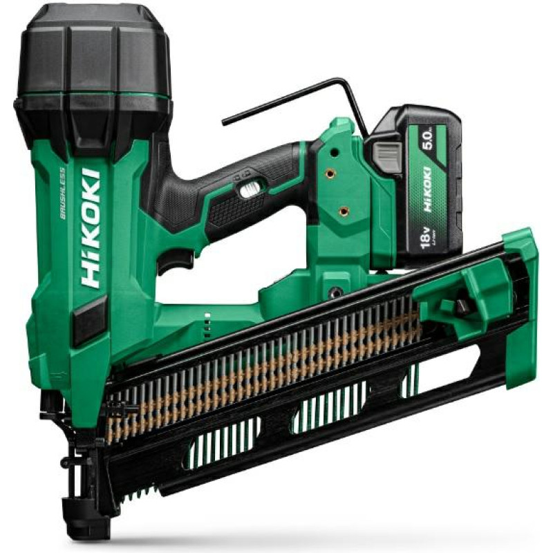 Hikoki GWOŹDZIARKA 18V NR1890DRA WQZ 30-34° 50-90mm 2x5,0Ah BL HSC