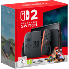 Nintendo Switch 2 + Mario Kart World nešiojamoji žaidimų konsolė 20,1 cm (7.9") 256 GB Lietimui jautrus ekranas „Wi-Fi“ Juoda