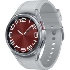 Samsung Galaxy Watch6 Classic SM-R955F 3,3 cm (1.3") OLED 43 mm Skaitmeninis 432 x 432 pikseliai Lietimui jautrus ekranas 4G Sidabras „Wi-Fi“ GPS (palydovinis)