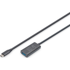 Digit Active USB-C Extension Cable, 5m 5G, USB 3.0, USB-C - USB-A (M/F)