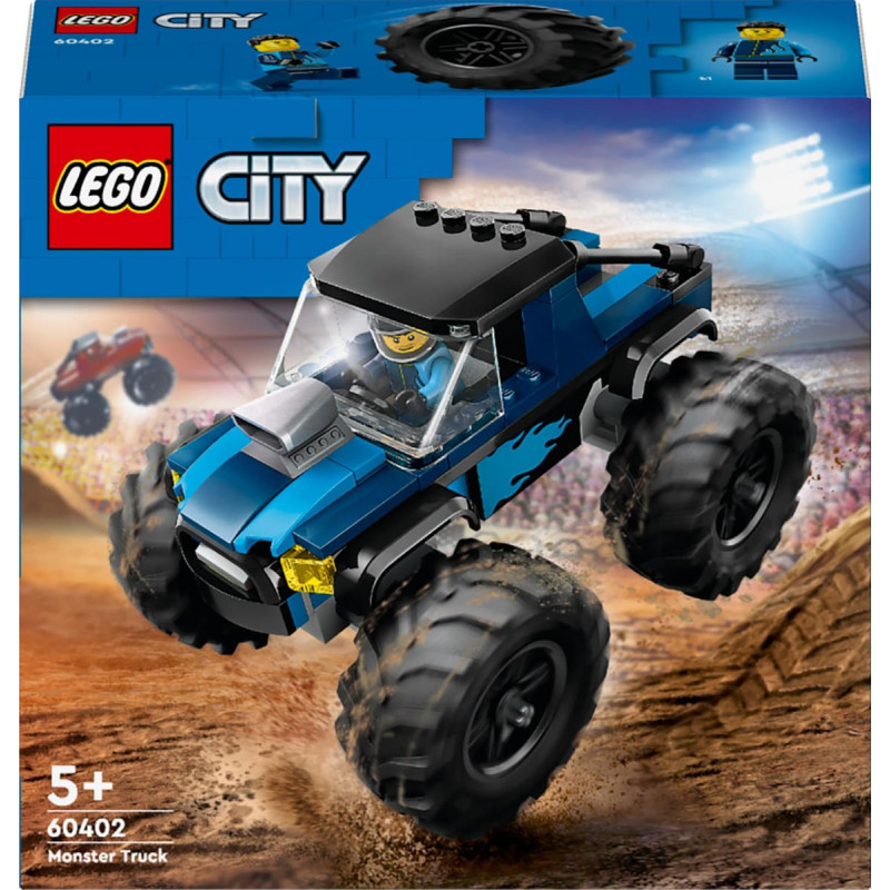 Lego 60402 City Blue Monster Truck, construction toy