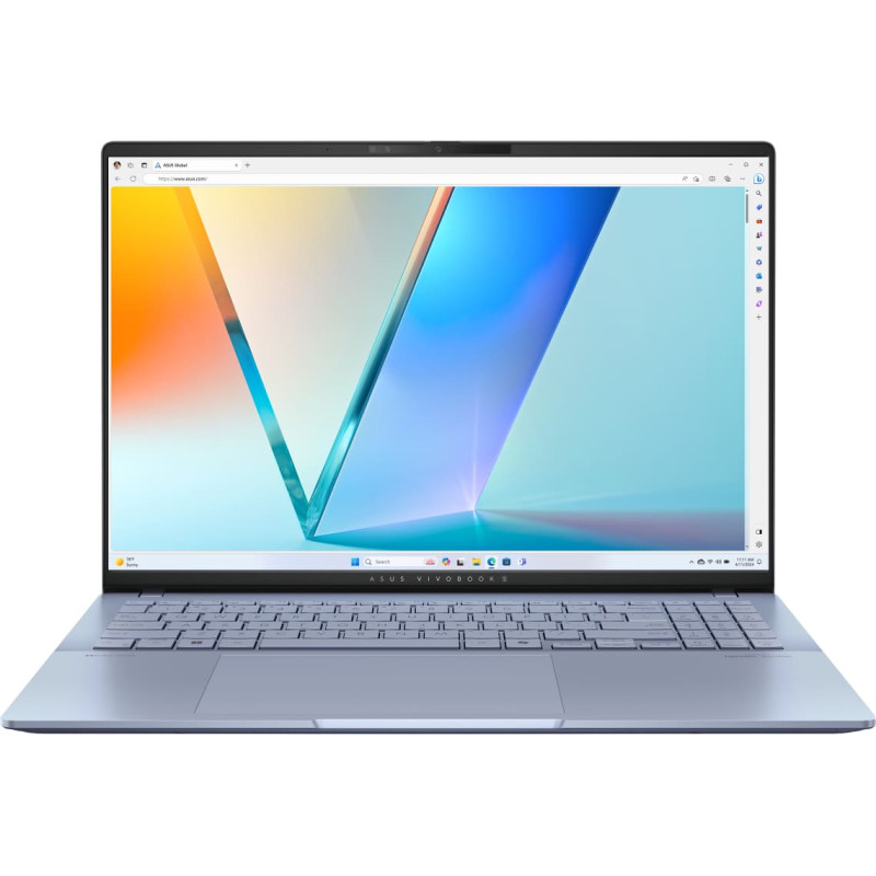 Asus Notebook|ASUS|VivoBook S|16 OLED|S5606CA-RI069W|CPU  Core Ultra|u7-255H|2000 MHz|16"|2880x1800|RAM 16GB|LPDDR5x|SSD 1TB|Intel Arc Graphics|Integrated|ENG|Card Reader Micro SD|Windows 11 Home|Blue|1.5 kg|90NB1551-M005F0