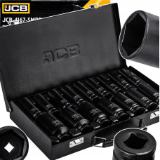 JCB NASADKI UDAROWE DŁUGIE kpl. 16el.1/2"  6-KĄT. (10-36mm)