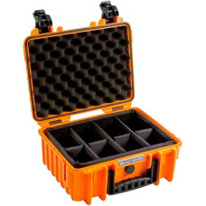B&W International B&W Outdoor Case Type 3000 orange incl. divider system