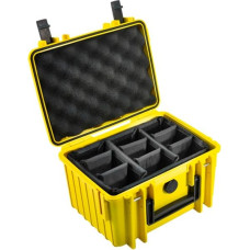 B&W International B&W Outdoor Case Type 2000 yellow padded partition insert