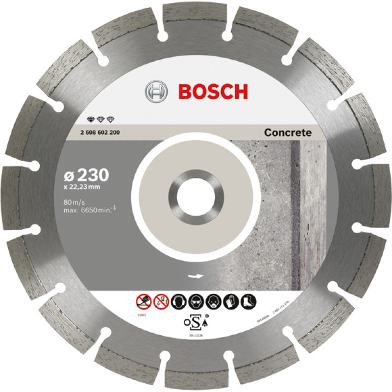 Bosch DIAMOND DISC 125X22 SEG CONCRETE