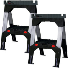 Stanley FatMax jack stand, pair, underframe (black, can be loaded up to 1,135kg per pair)