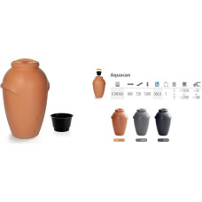 Prosperplast POJEMNIK NA DESZCZÓWKĘ AQUACAN SZARY 360L