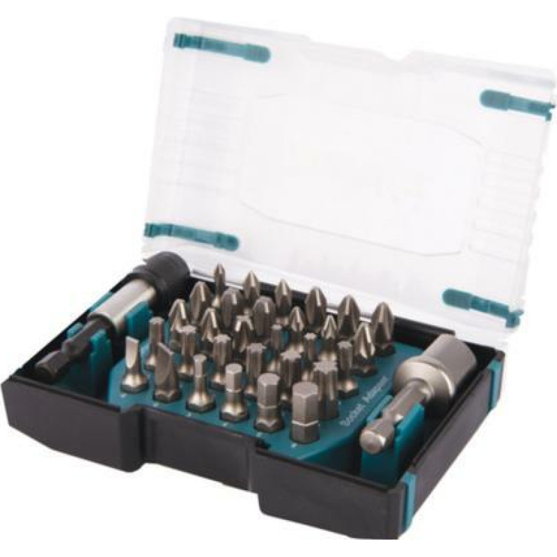 Makita tip set + handle 32 elements (D-65084)