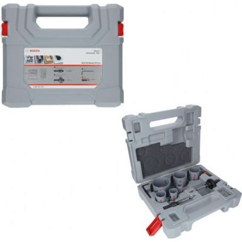 Bosch HOLE CUTTER HSS BI-METAL STD SET 9PCS 22,29,35,44,51,64MM