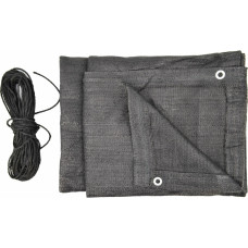 Awtools AW BALCONY PRIVACY SCREEN FABRIC w/ EYELETS 1x5m 180g GREY UV