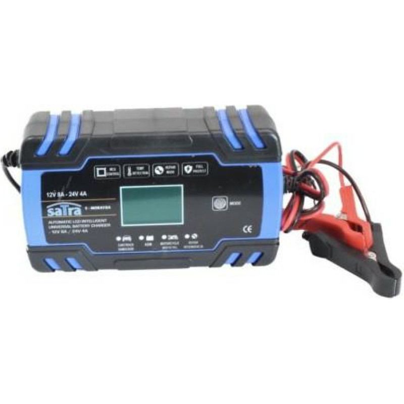 Satra PROSTOWNIK LCD 12V/24V 8A/4A
