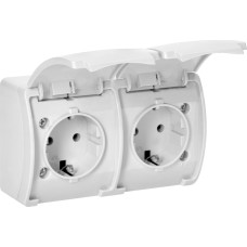 Orno GNIAZDO PODWÓJNE 2x2P+Z SCHUKO