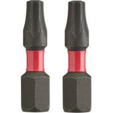 Milwaukee KOŃCÓWKA T25 x 25mm/2szt. SHOCKWAVE