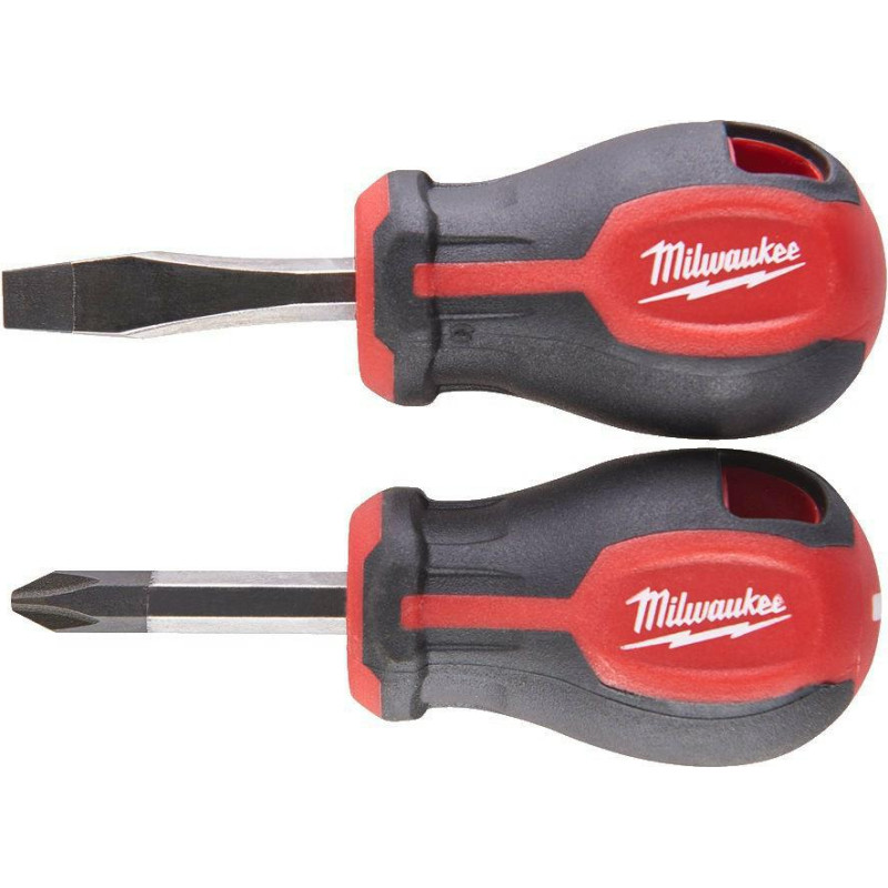 Milwaukee WKRĘTAKI ZESTAW 2szt. KRÓTKIE