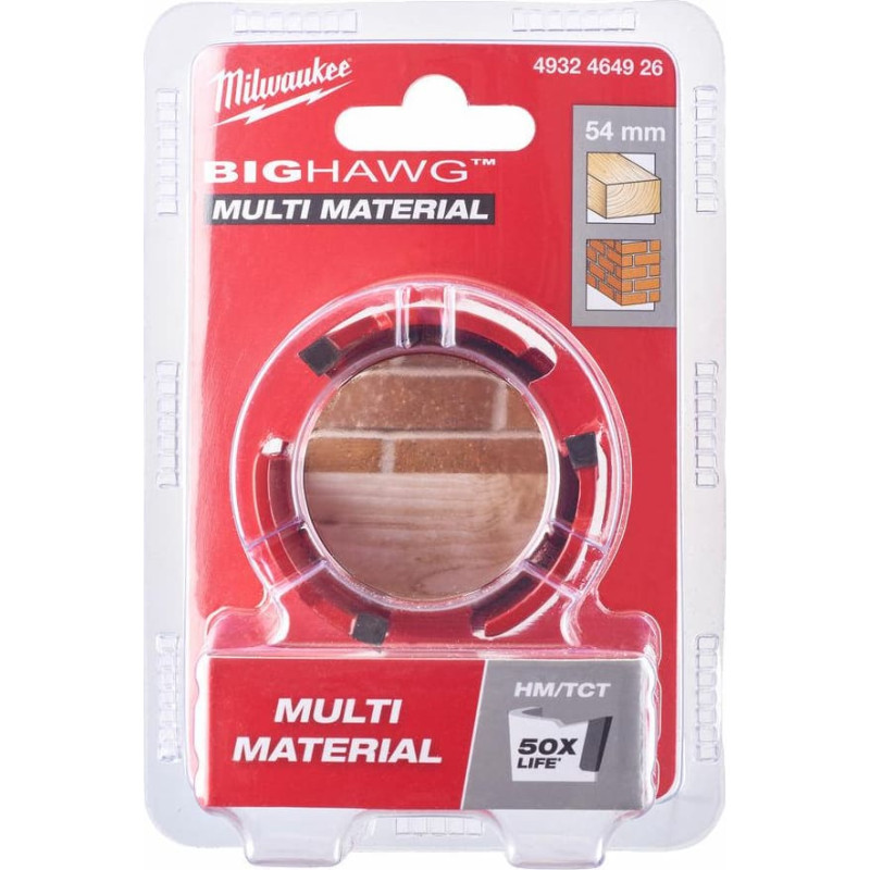 Milwaukee OTWORNICA BIG HAWG 54mm MULTI MATERIAL