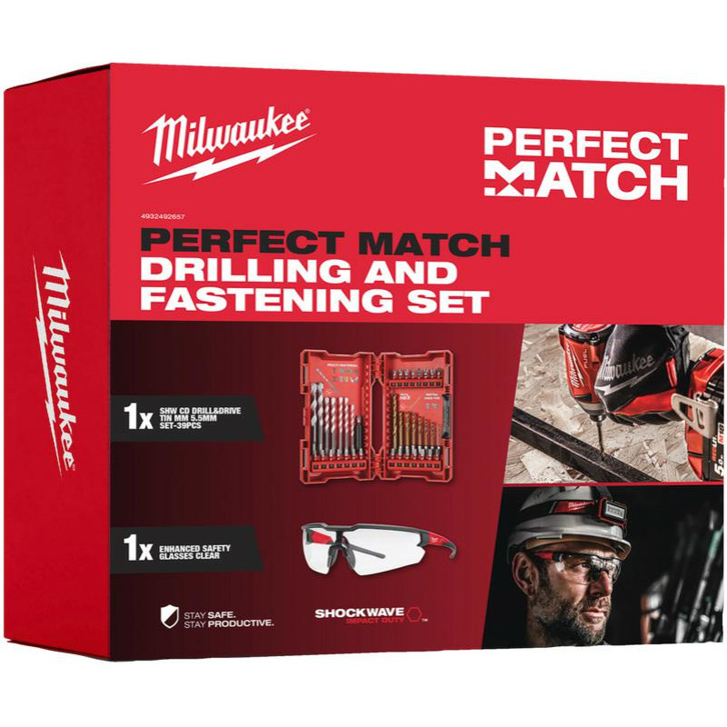 Milwaukee PERFECT MATCH DEAL SHOCKWAVE 2B