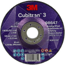 3M Šlifavimo diskas Cubitron 3 125x7/22,23mm, 3M