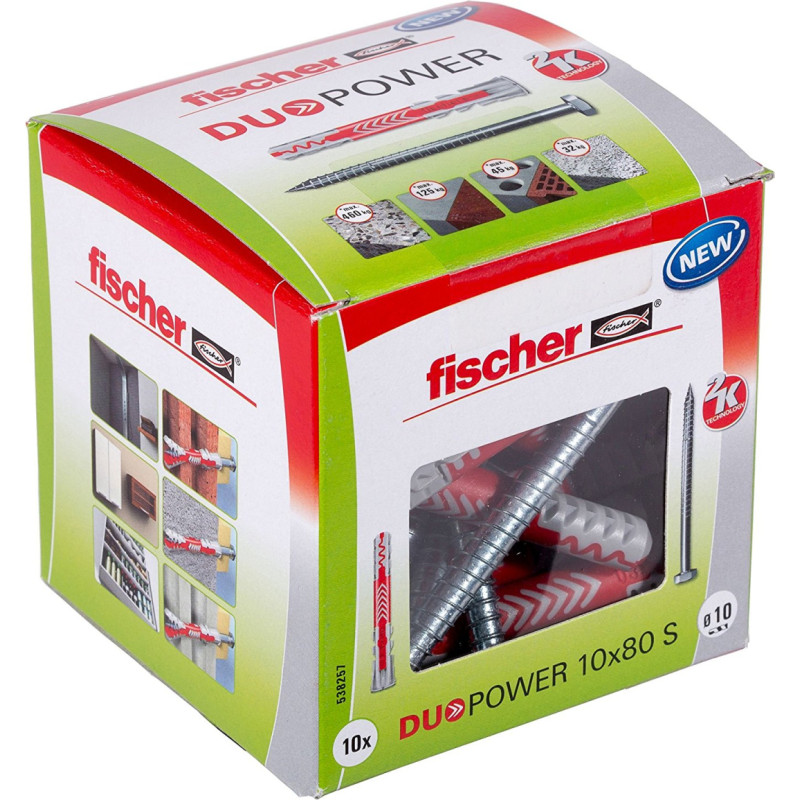Fischer DUOPOWER 10x80 S LD 10pcs