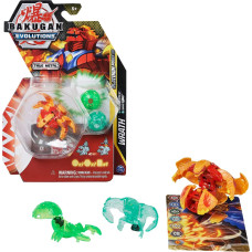 Spinmaster Spin Master Bakugan Evolutions Power Up 3-Pack Skill Game (with 1 Platinum Bakugan (Pyrus Wrath) and 2 Nanogan (Ventus Clutch, Haos Echo))
