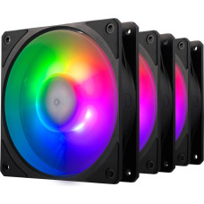 Cooler Master Mobius 120P ARGB 120x120x25, case fan (black, 3-pack)