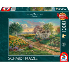Schmidt Spiele Thomas Kinkade Studios: Sunflower Fields, Puzzle (1000 pieces)