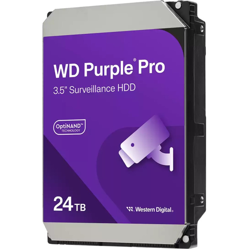 Western Digital HDD|WESTERN DIGITAL|Purple Pro|24TB|SATA|512 MB|7200 rpm|3,5"|WD240PURP