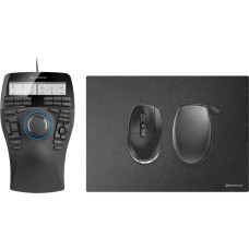 3Dconnexion SpaceMouse Enterprise Kit 2, Set (black/silver, SpaceMouse Enterprise, CadMouse Pro Wireless, CadMouse Pad)