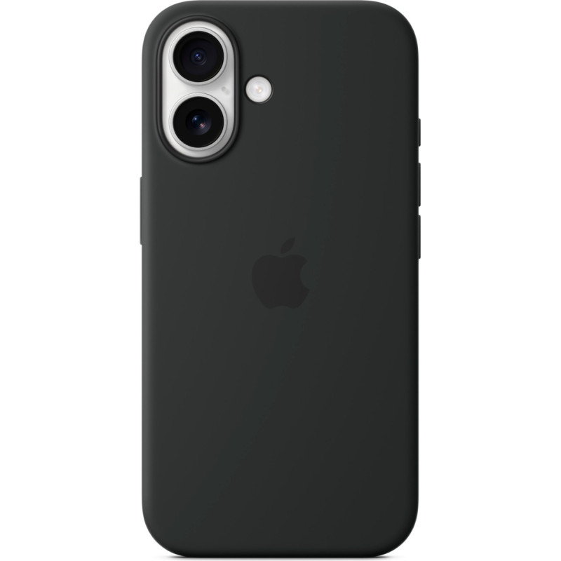 Apple Silicone Case with MagSafe (black, iPhone 16)