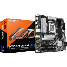 Gigabyte B860M DS3H pagrindinė plokštė Intel B860 LGA 1851 (Socket V1) „micro ATX“