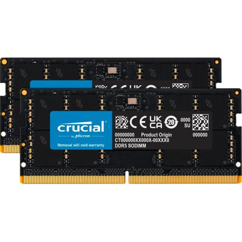 Crucial DDR5-5600 Kit       96GB 2x48GB SODIMM CL46 (16Gbit)