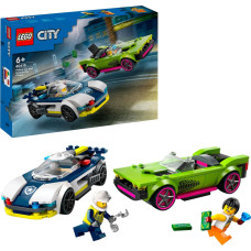 Lego 60415 City Police Car and Muscle Car Chase, construction toy