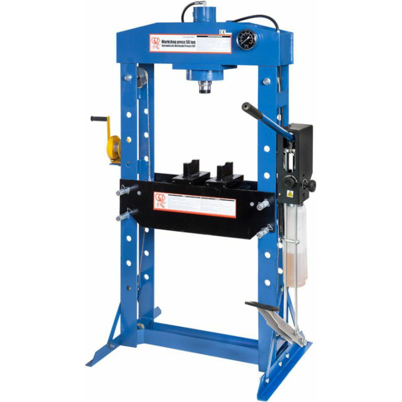 Airpress PRASA HYDRAULICZNA Z MANOMETREM 50T + PEDAŁ