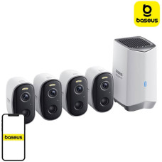 Baseus N1 Baseus 2K security camera set of 4 (white)